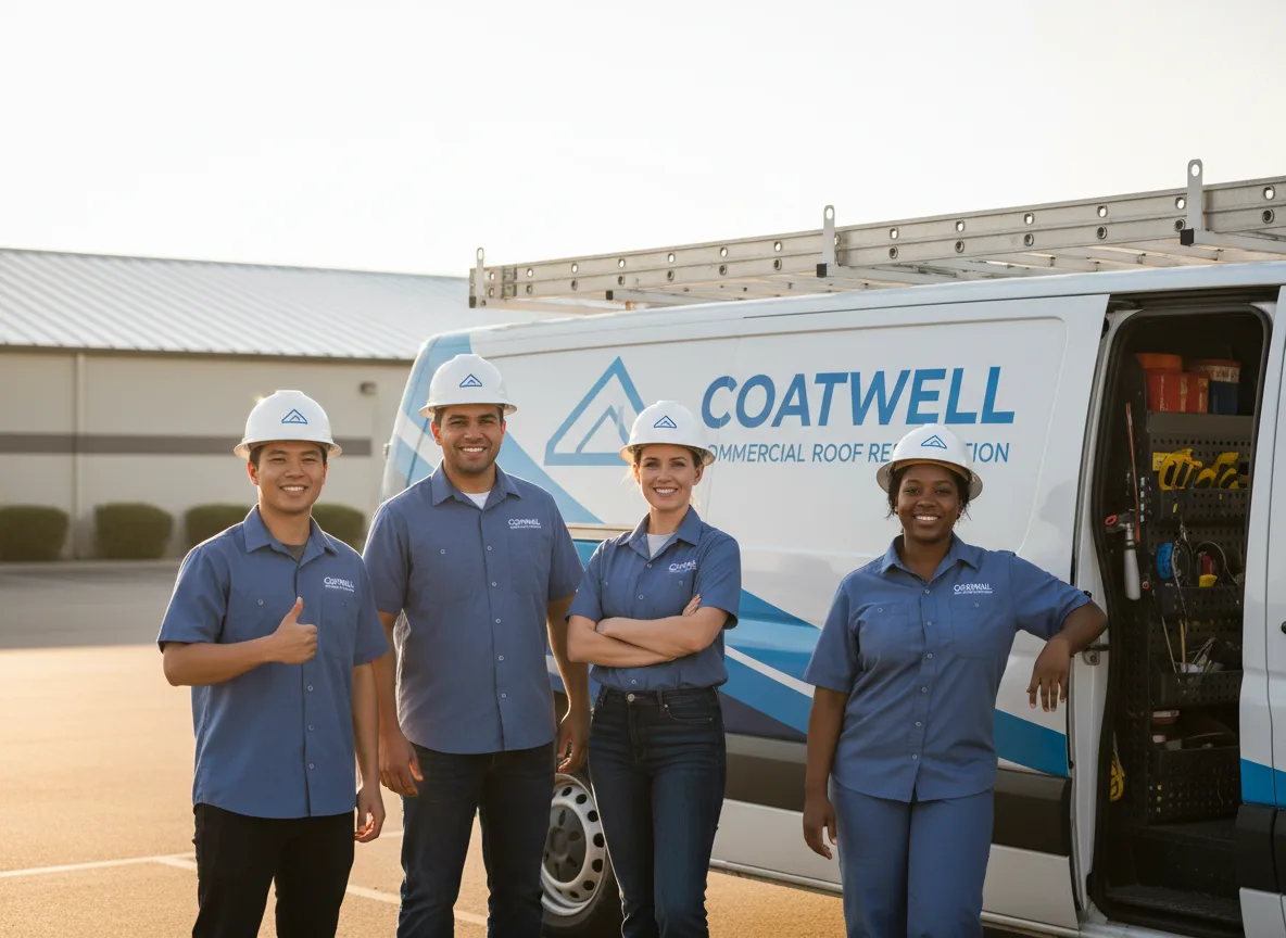 Commercial roof coating company in Broken Arrow, OK